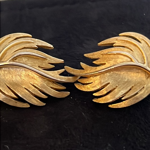 Lot designer Vintage clip on earrings Bergere Trifari W Germany unmarked - Picture 7 of 13